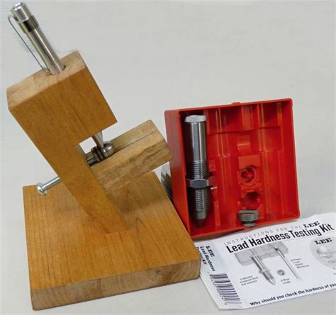 lee hardness tester holder|lee lead hardness tester instructions.